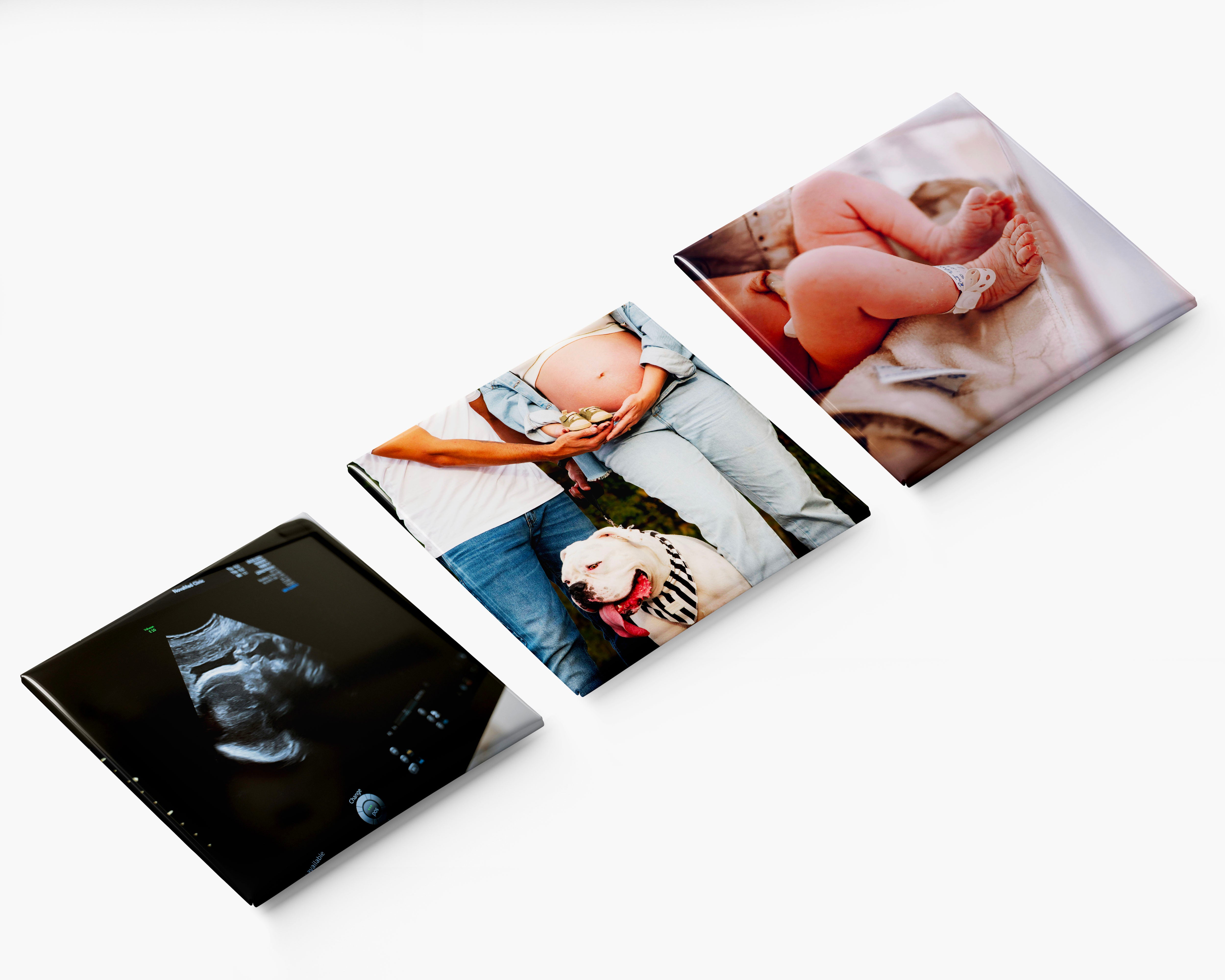 Ensemble de magnets photo personnalisables